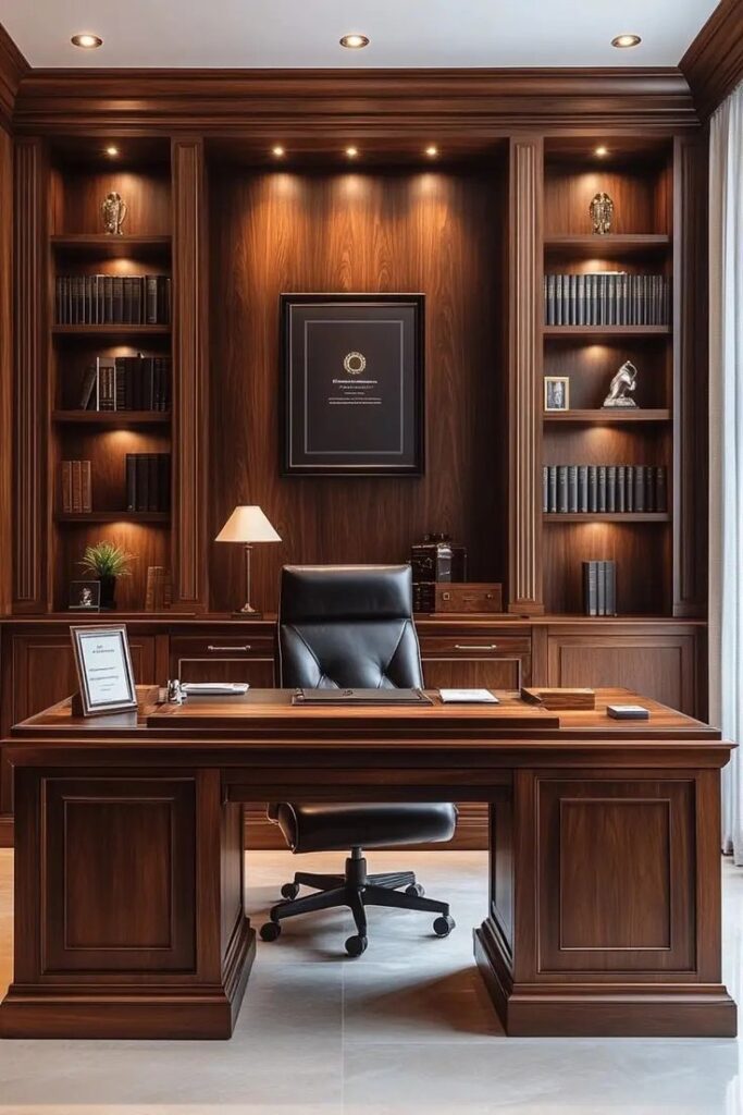 Boss Cabin Interior Designer in Jaipur designing luxury executive office cabin